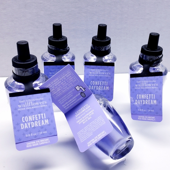 Bath & Body Works CONFETTI DAYDREAM Wallflowers Fragrance Refill, 0.8 oz(5 pack) - Picture 2 of 4